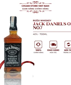 Whiskey Jack Daniel's Old No.7 700ml Nhập Khẩu Chính Hãng