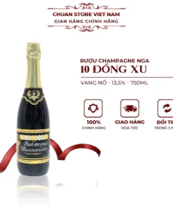 Rượu vang đỏ nổ Nga 10 đồng xu