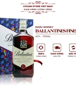 Whisky Ballantines Finest 700ml 40% Nhập Khẩu Chính Hãng