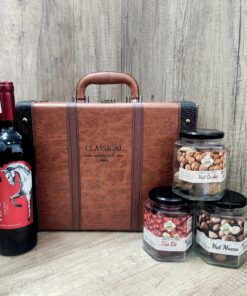 Set quà Như Ý Vang Red Wine 1889 nhập khẩu