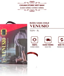 Rượu vang Chile Venusio Cabernet Sauvignon bịch 3L 13.5%