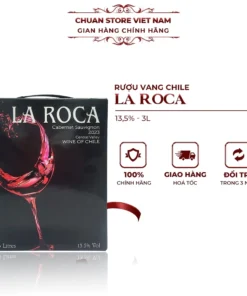 Rượu vang đỏ Chile La Roca bịch 5L nhập khẩu chính hãng