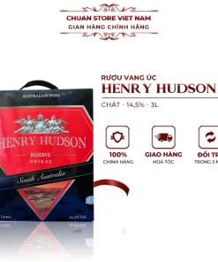 Rượu vang Úc Henry Hudson Syrah bịch 3L 14,5% thượng hạng