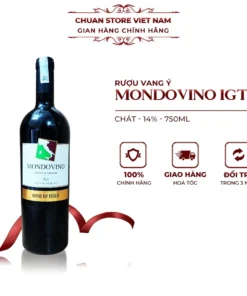 Rượu vang Mondovino IGT Ý 14% 750ML nhập khẩu chính hãng