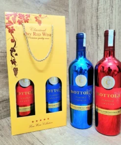 Túi quà vang Ý ngọt Mottola xanh đỏ nhập khẩu chính hãng