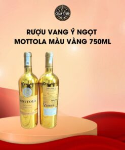 Rượu vang Ý ngọt Mottola màu vàng 750ml chính hãng