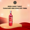 Rượu vang Ý ngọt Canavaro Semi Dolce đỏ 750ml chính hãng