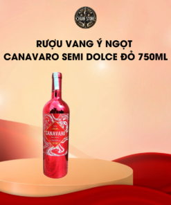 Rượu vang Ý ngọt Canavaro Semi Dolce đỏ 750ml chính hãng