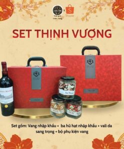 Set quà Thịnh Vượng Vang France Maison nhập khẩu