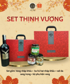 Set quà Thịnh Vượng Vang La Breno nhập khẩu