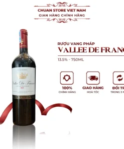 Rượu vang Pháp Vallee De France 13.5% 750ml chính hãng