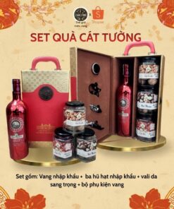 Set Cát Tường Vang Terracina Ý nhập khẩu